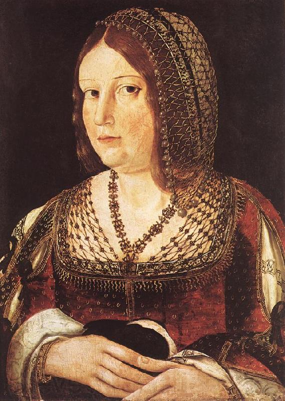 BURGOS, Juan de Lady with a Hare